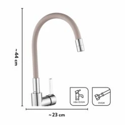 Baliv Küchenarmatur KI-1822 Chrom-Taupe 11 Baliv Küchenarmatur KI-1822 Chrom-Taupe -Küchenbedarf Geschäft 048122122169 VM01 281021 L