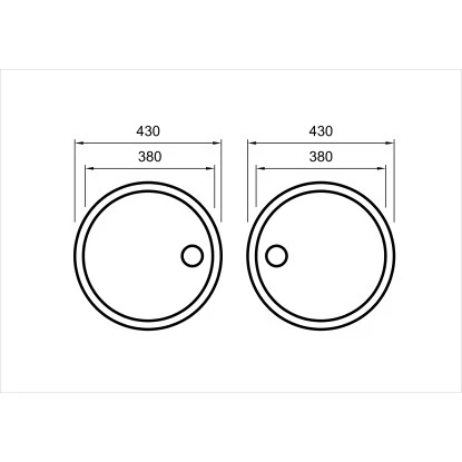 Eurodomo Einbauspüle Komplettset Rondel Ø 43 Cm Edelstahl Glatt 4 Eurodomo Einbauspüle Komplettset Rondel Ø 43 Cm Edelstahl Glatt – Bild 2