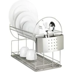 Wenko Geschirrabtropfer Exclusiv Duo Edelstahl