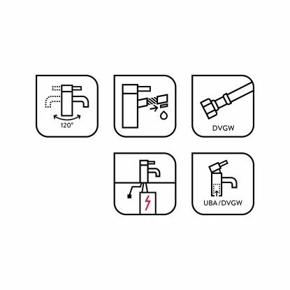 Küchenarmatur Aquilio Verchromt Mit Geschirrbrause 7 Küchenarmatur Aquilio Verchromt Mit Geschirrbrause – Bild 5