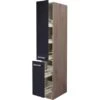Flex-Well Exclusiv Apotheker-Hochschrank Lara 30 Cm Anthrazit-San Remo Eiche 1 Flex-Well Exclusiv Apotheker-Hochschrank Lara 30 Cm Anthrazit-San Remo Eiche -Küchenbedarf Geschäft 4785309 4051 AHS30Lara