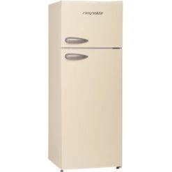 Respekta Kühl-Gefrierkombination KS144 Vintage VC Cream