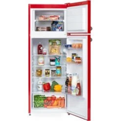 Respekta Kühl-Gefrierkombination KS144 Vintage VC Rot 17 Respekta Kühl-Gefrierkombination KS144 Vintage VC Rot -Küchenbedarf Geschäft 571958 4384 KS144VRA 04