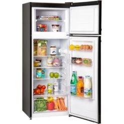 Respekta Kühl-Gefrierkombination KS144 Vintage VC Schwarz -Küchenbedarf Geschäft 572003 4384 KS144VSA 04