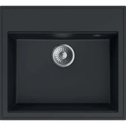 Miló Einbauspüle Granitverbundstoff Luxuria 56 Schwarz