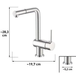 Küchenarmatur Aquilio Verchromt Mit Geschirrbrause 10 Küchenarmatur Aquilio Verchromt Mit Geschirrbrause -Küchenbedarf Geschäft 874111661 vm01 31 08 17jpg