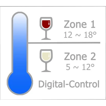 Silva Homeline Weinkühlschrank WKS 1-112 Edelstahl 5 Silva Homeline Weinkühlschrank WKS 1-112 Edelstahl – Bild 3