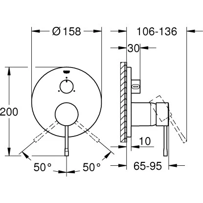Grohe Einhandbatterie Essence Cool Sunrise 4 Grohe Einhandbatterie Essence Cool Sunrise – Bild 2